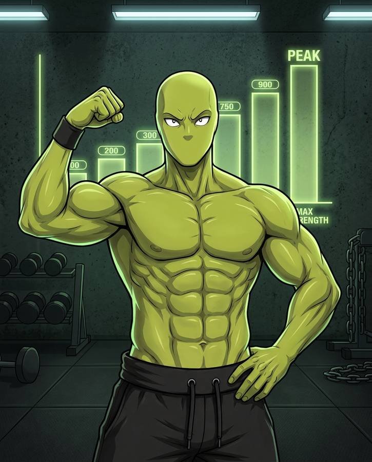 Watch your strength climb week by week.